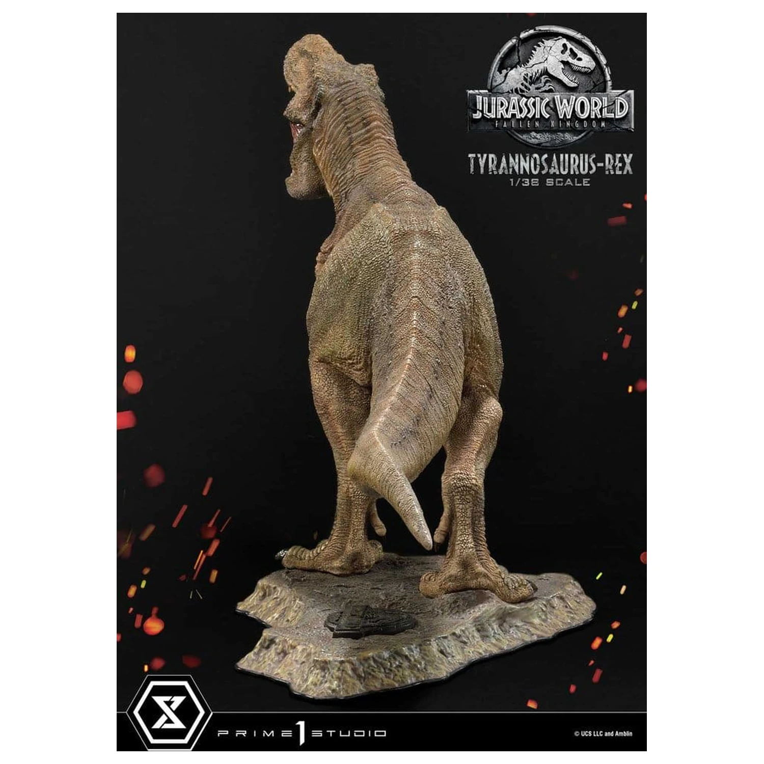 Jurassic World: Fallen Kingdom (Film) Prime Sammlerfiguren Statue 1/38 Tyrannosaurus Rex 23 cm Produktfoto