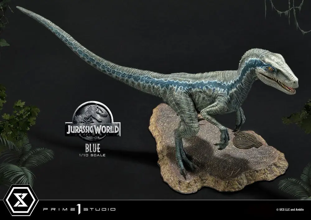 Jurassic World: Fallen Kingdom Prime Collectibles Statue 1/10 Blue (Open Mouth Version) 17 cm termékfotó