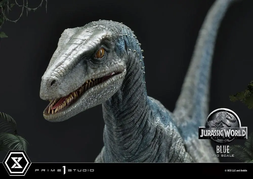 Jurassic World: Fallen Kingdom Prime Collectibles Statue 1/10 Blue (Open Mouth Version) 17 cm termékfotó