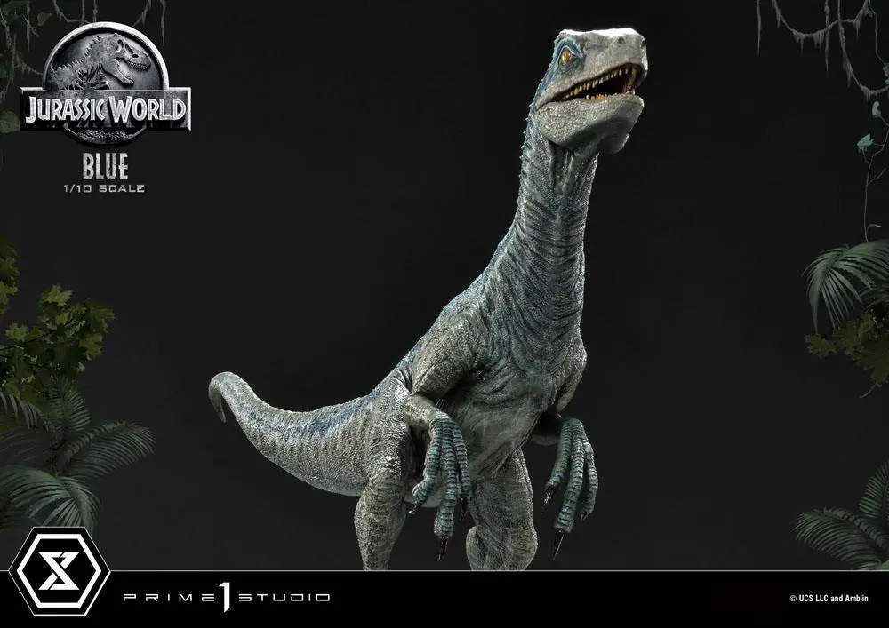 Jurassic World: Fallen Kingdom Prime Collectibles Statue 1/10 Blue (Open Mouth Version) 17 cm termékfotó