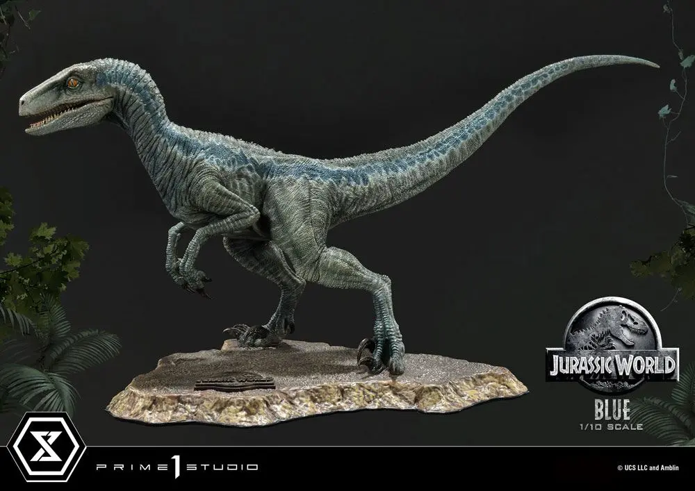 Jurassic World: Fallen Kingdom Prime Collectibles Statue 1/10 Blue (Open Mouth Version) 17 cm termékfotó