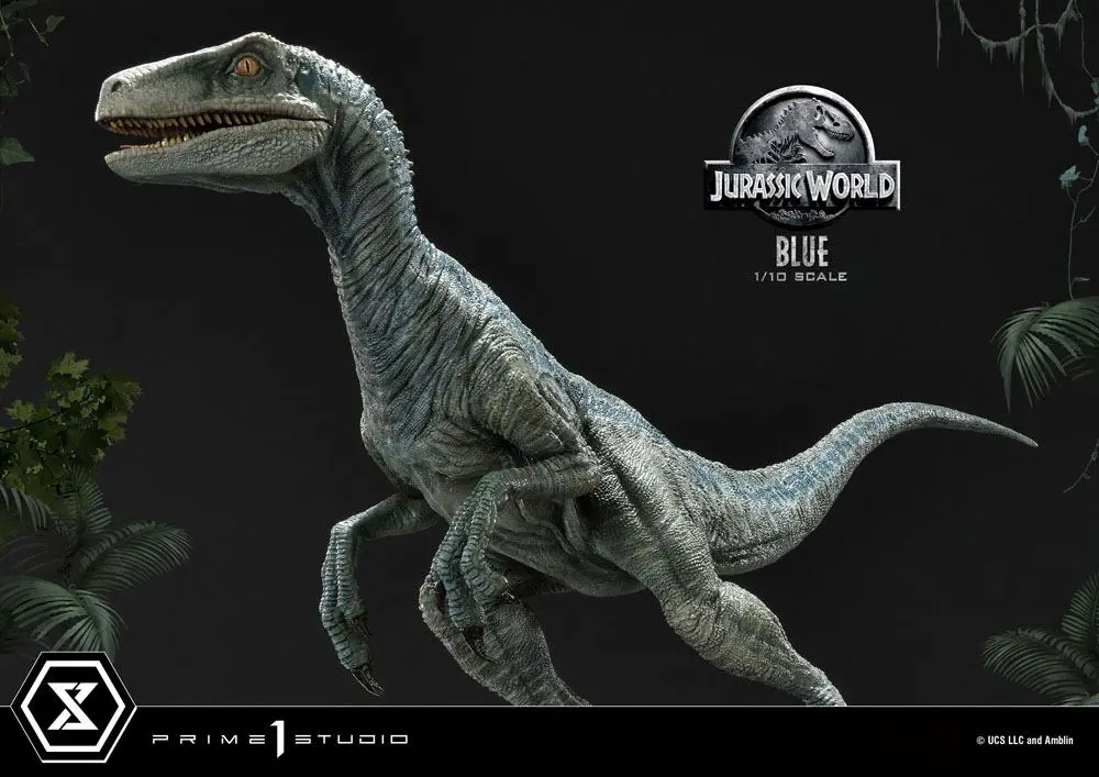 Jurassic World: Fallen Kingdom Prime Collectibles Statue 1/10 Blue (Open Mouth Version) 17 cm termékfotó