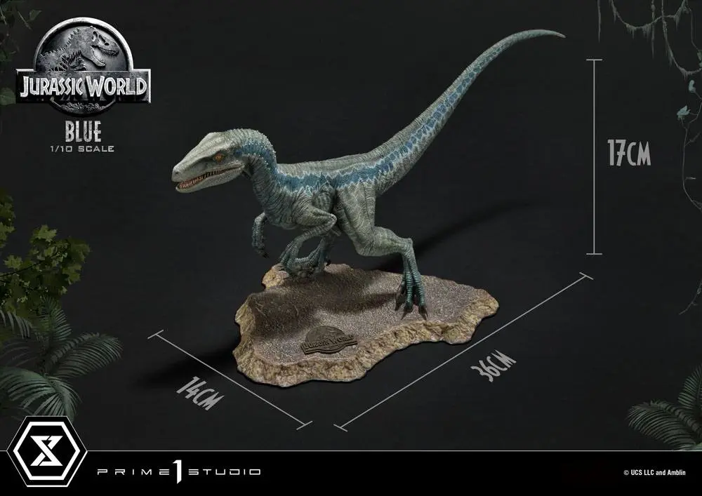 Jurassic World: Fallen Kingdom Prime Collectibles Statue 1/10 Blue (Open Mouth Version) 17 cm termékfotó