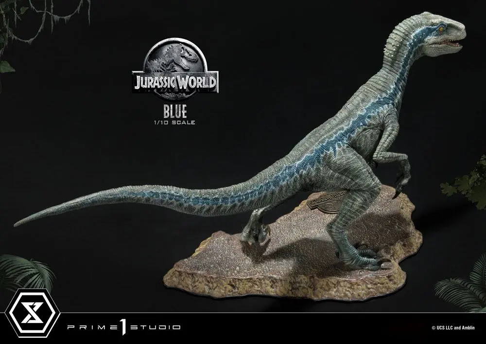 Jurassic World: Fallen Kingdom Prime Collectibles Statue 1/10 Blue (Open Mouth Version) 17 cm termékfotó