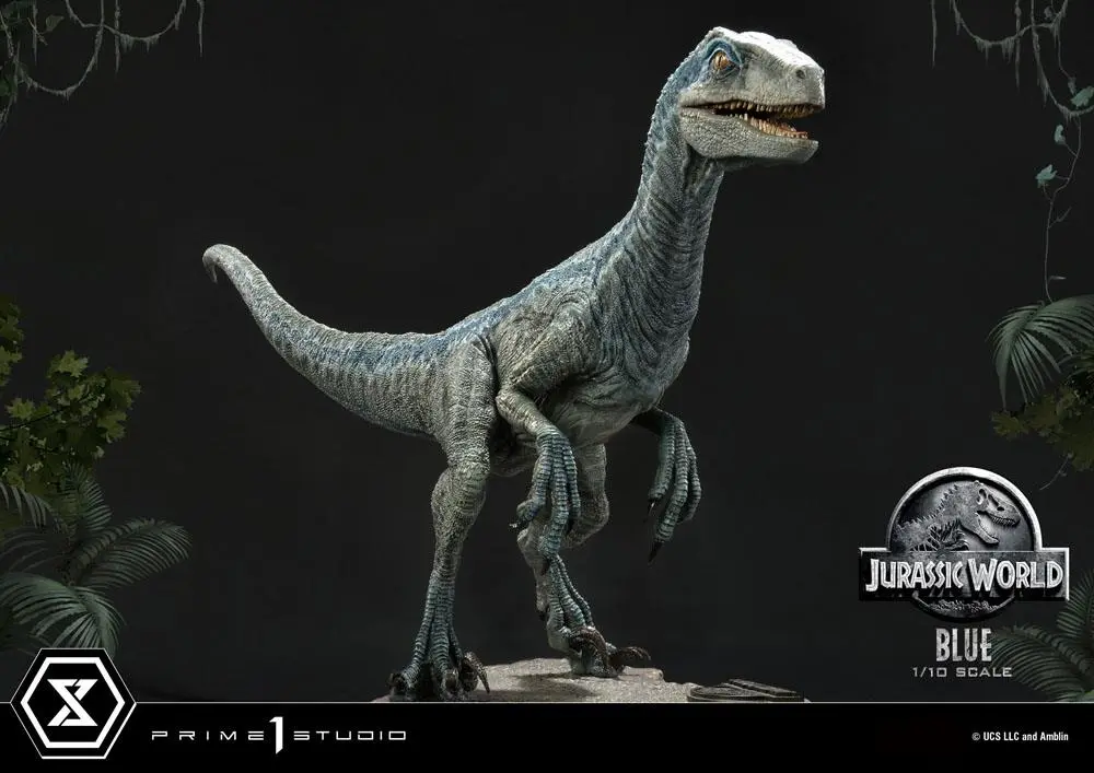 Jurassic World: Fallen Kingdom Prime Collectibles Statue 1/10 Blue (Open Mouth Version) 17 cm termékfotó