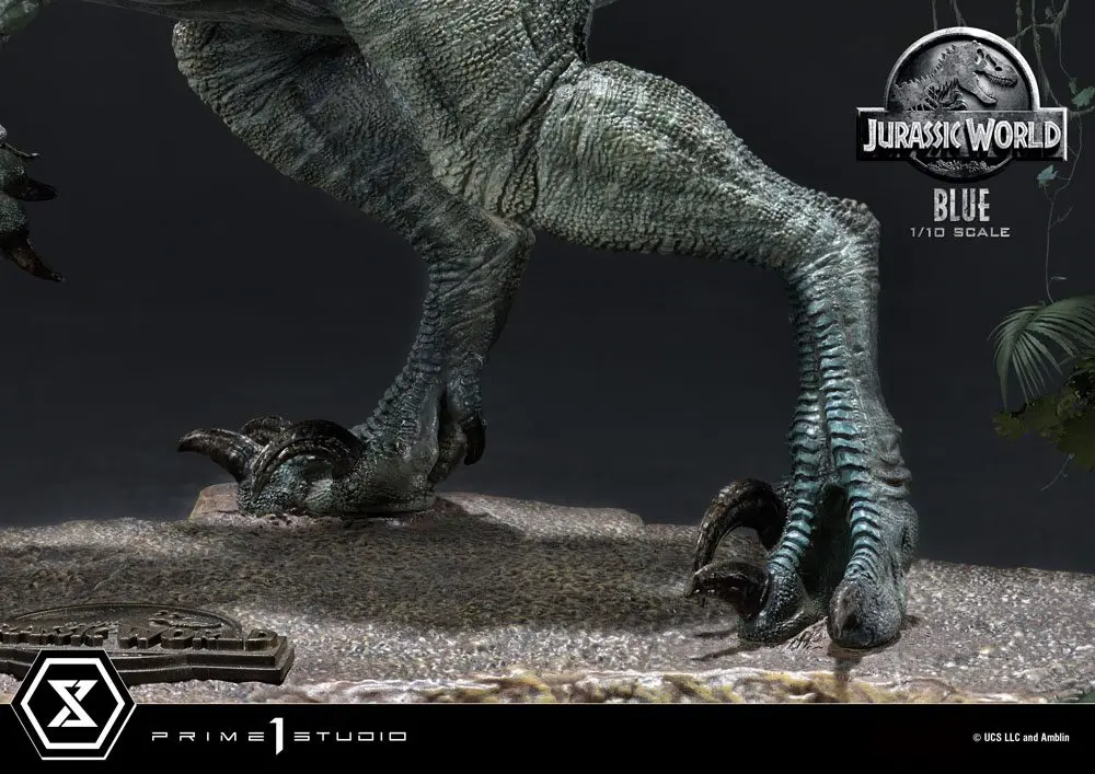 Jurassic World: Fallen Kingdom Prime Collectibles Statue 1/10 Blue (Open Mouth Version) 17 cm termékfotó