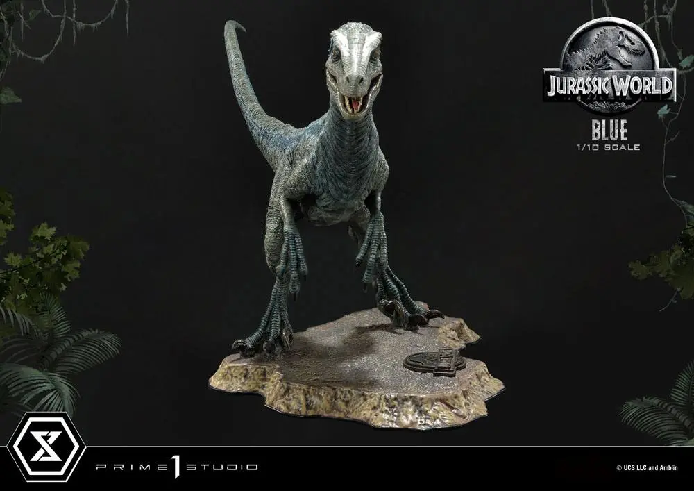 Jurassic World: Fallen Kingdom Prime Collectibles Statue 1/10 Blue (Open Mouth Version) 17 cm termékfotó