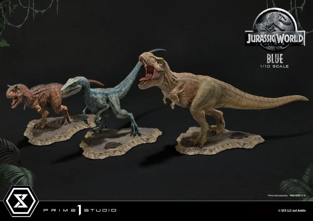 Jurassic World: Fallen Kingdom Prime Collectibles Statue 1/10 Blue (Open Mouth Version) 17 cm termékfotó