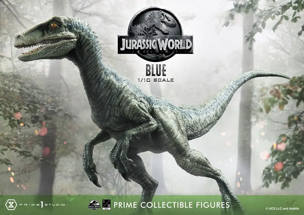 Jurassic World: Fallen Kingdom Prime Collectibles Statue 1/10 Blue (Open Mouth Version) 17 cm termékfotó