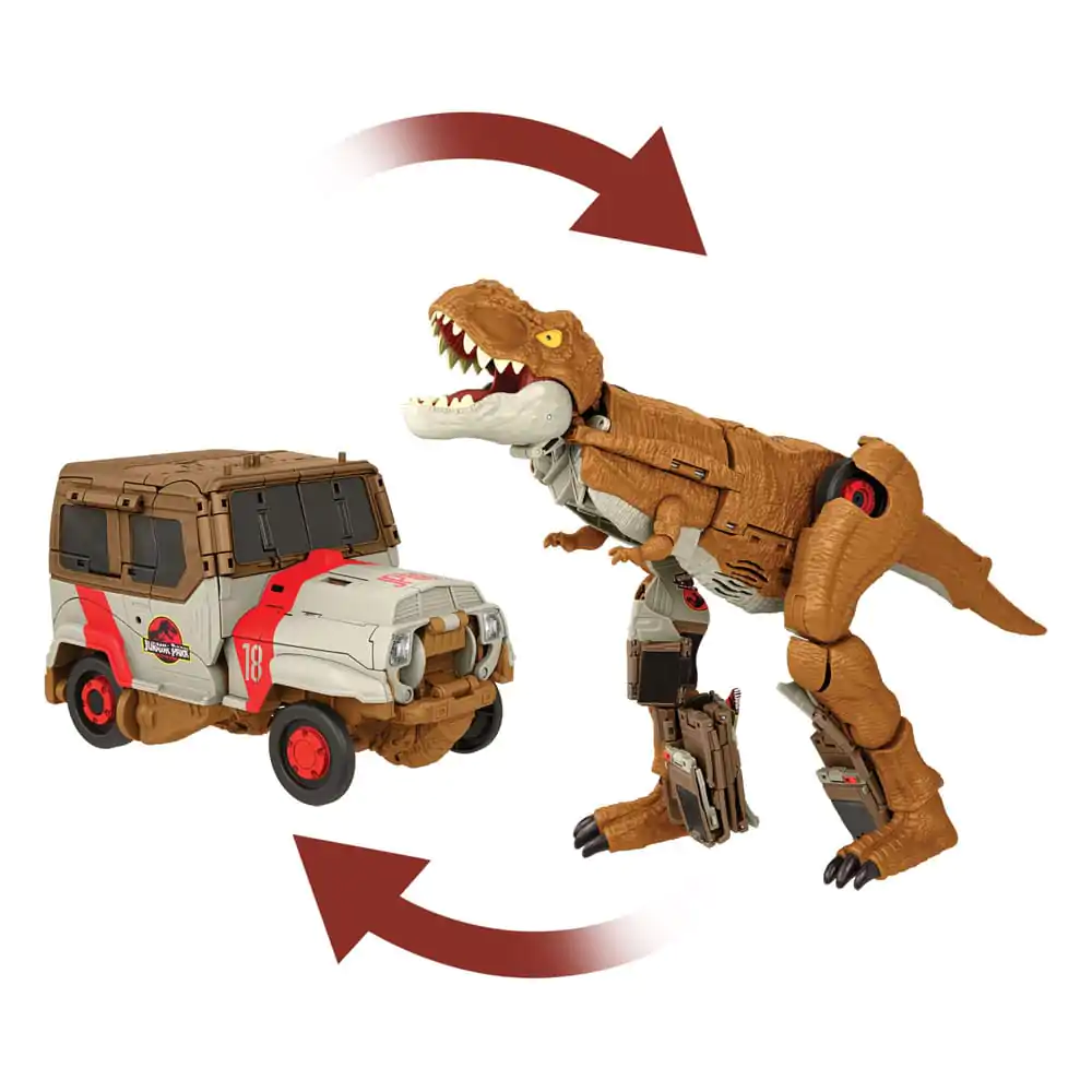 Jurassic World Fierce Changers Actionfigur Chase 'N Roar Tyrannosaurus Rex 21 cm Produktfoto