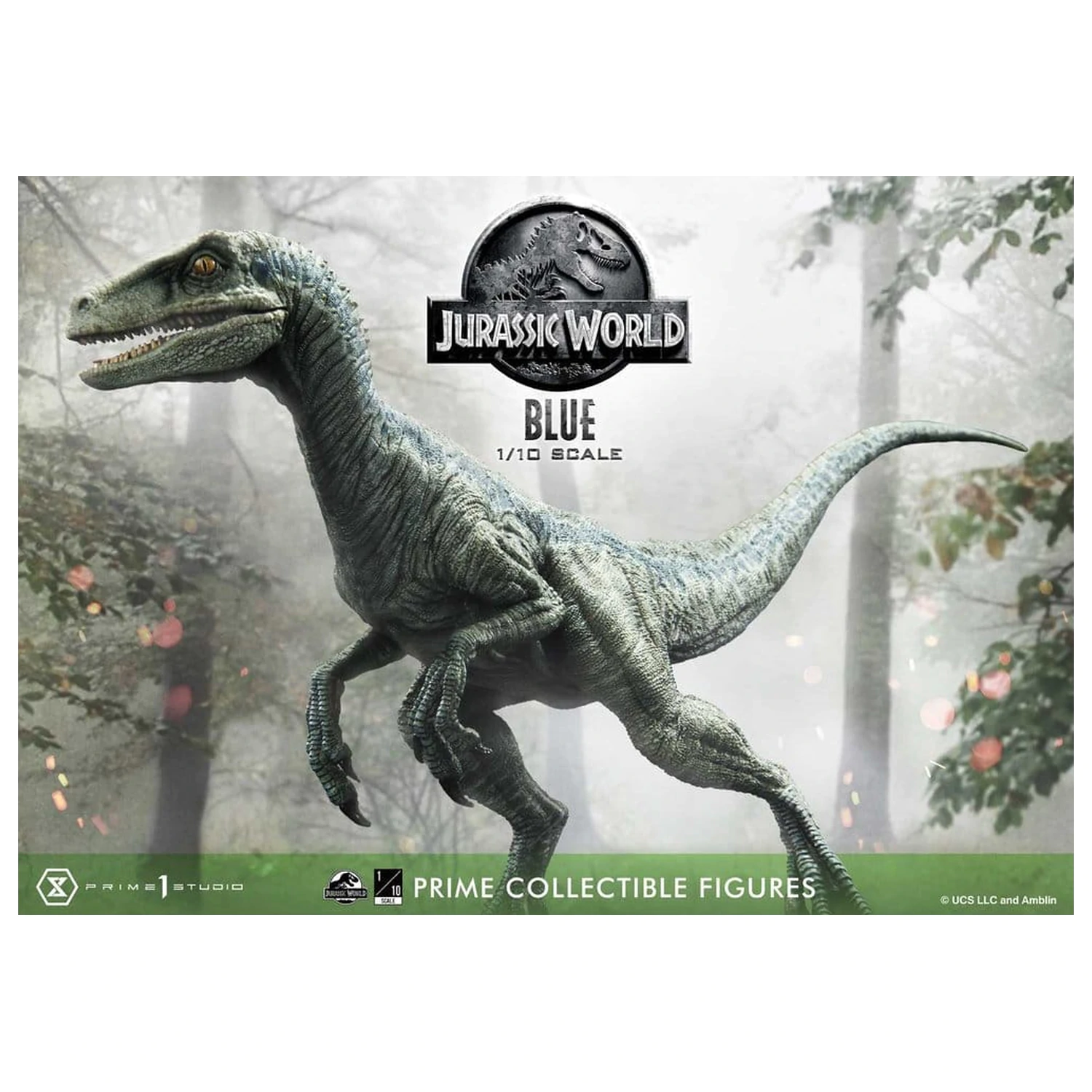 Jurassic World (Film) Prime Sammlerfiguren Statue 1/10 Blue 17 cm Produktfoto