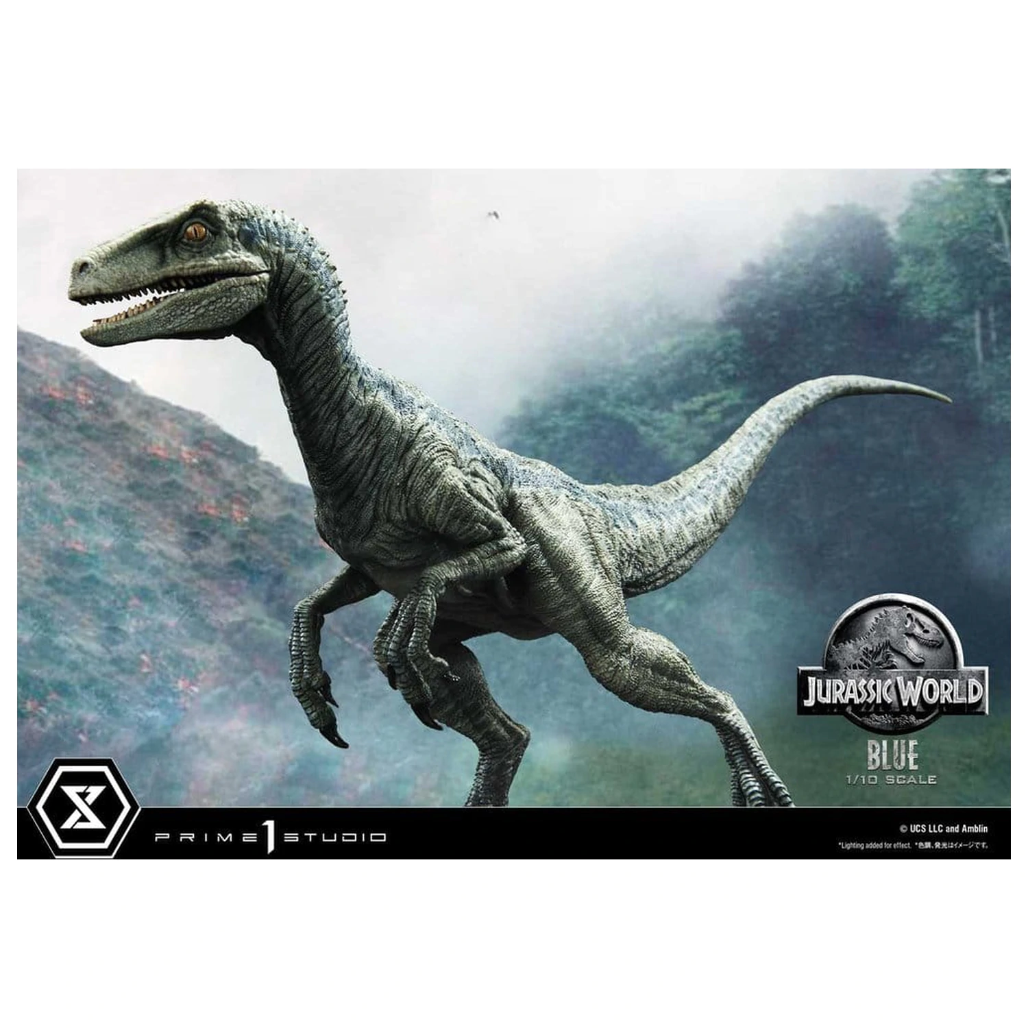 Jurassic World (Film) Prime Sammlerfiguren Statue 1/10 Blue 17 cm Produktfoto