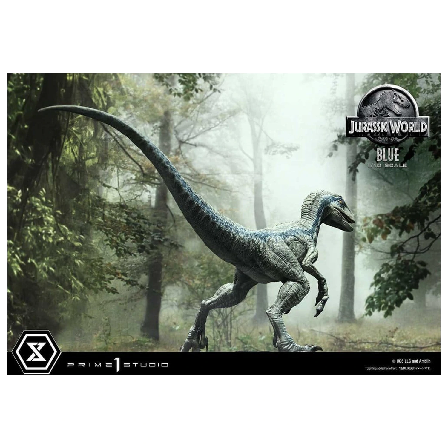 Jurassic World (Film) Prime Sammlerfiguren Statue 1/10 Blue 17 cm Produktfoto