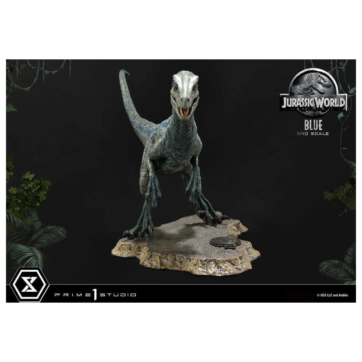 Jurassic World (Film) Prime Sammlerfiguren Statue 1/10 Blue 17 cm Produktfoto