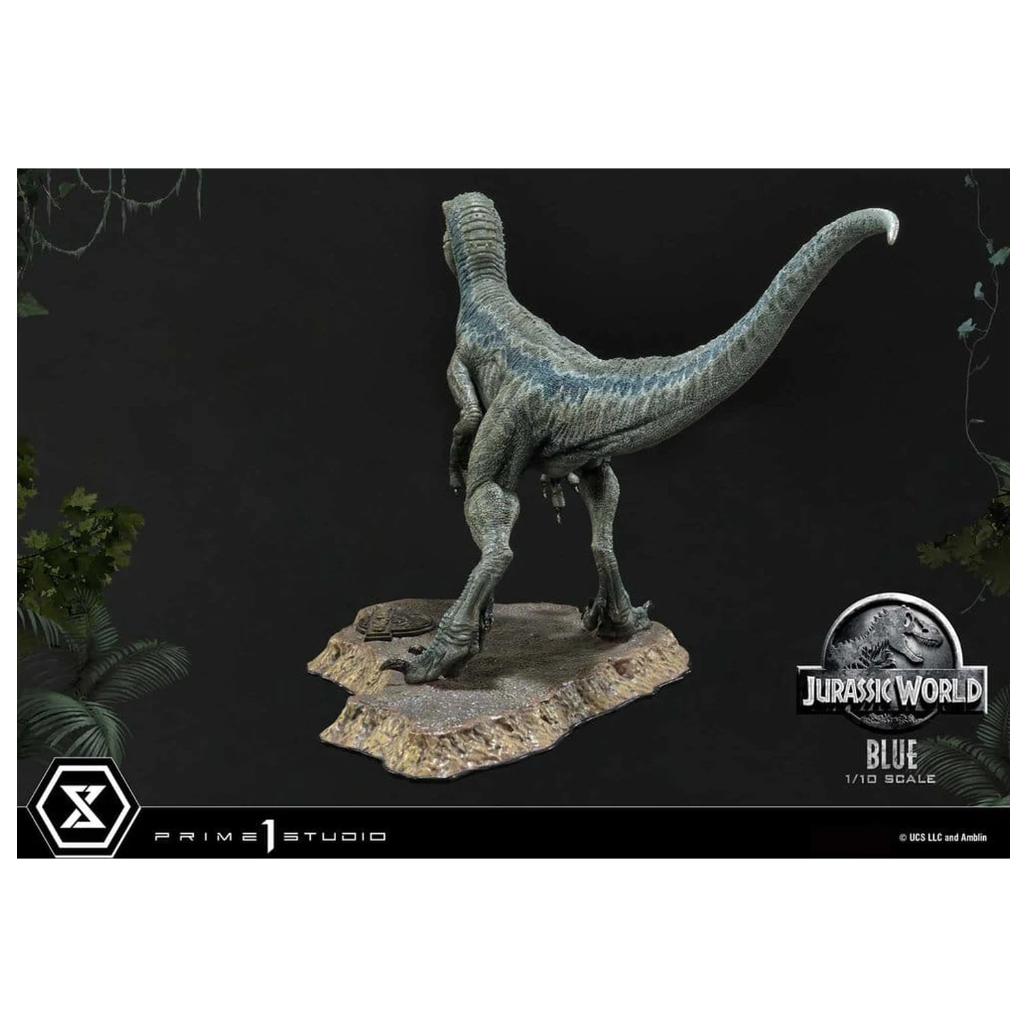 Jurassic World (Film) Prime Sammlerfiguren Statue 1/10 Blue 17 cm Produktfoto