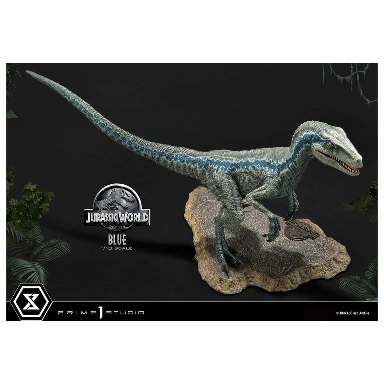 Jurassic World (Film) Prime Sammlerfiguren Statue 1/10 Blue 17 cm Produktfoto