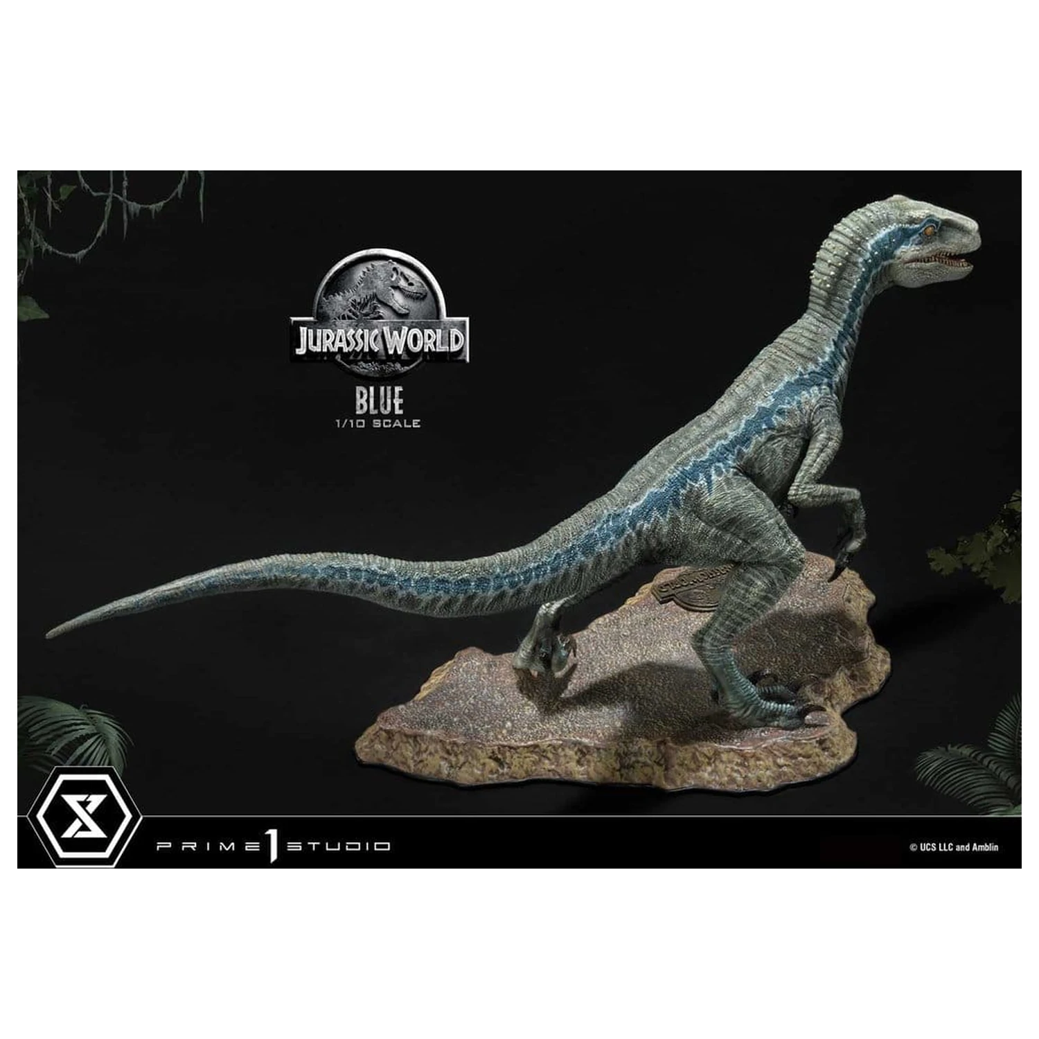 Jurassic World (Film) Prime Sammlerfiguren Statue 1/10 Blue 17 cm Produktfoto