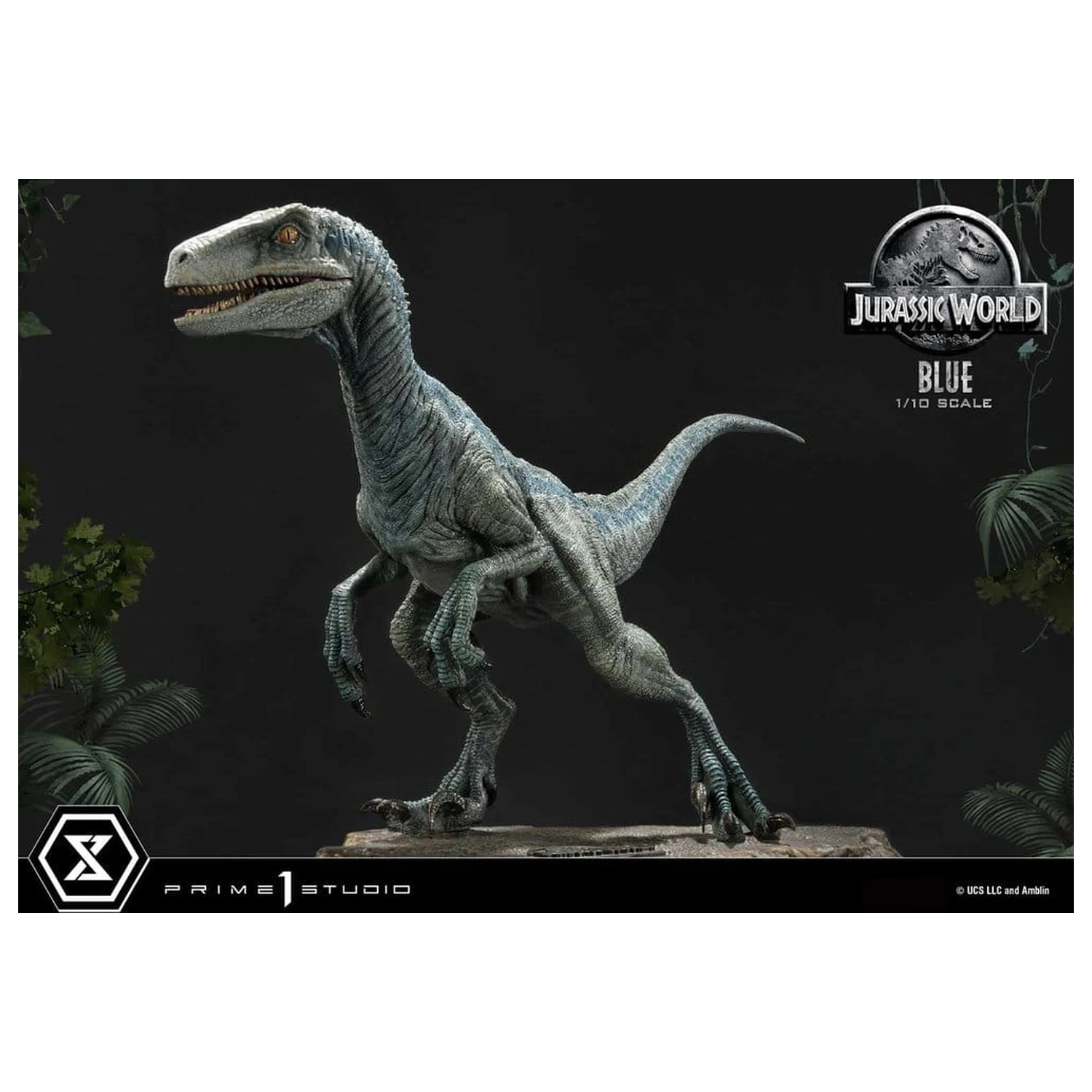 Jurassic World (Film) Prime Sammlerfiguren Statue 1/10 Blue 17 cm Produktfoto