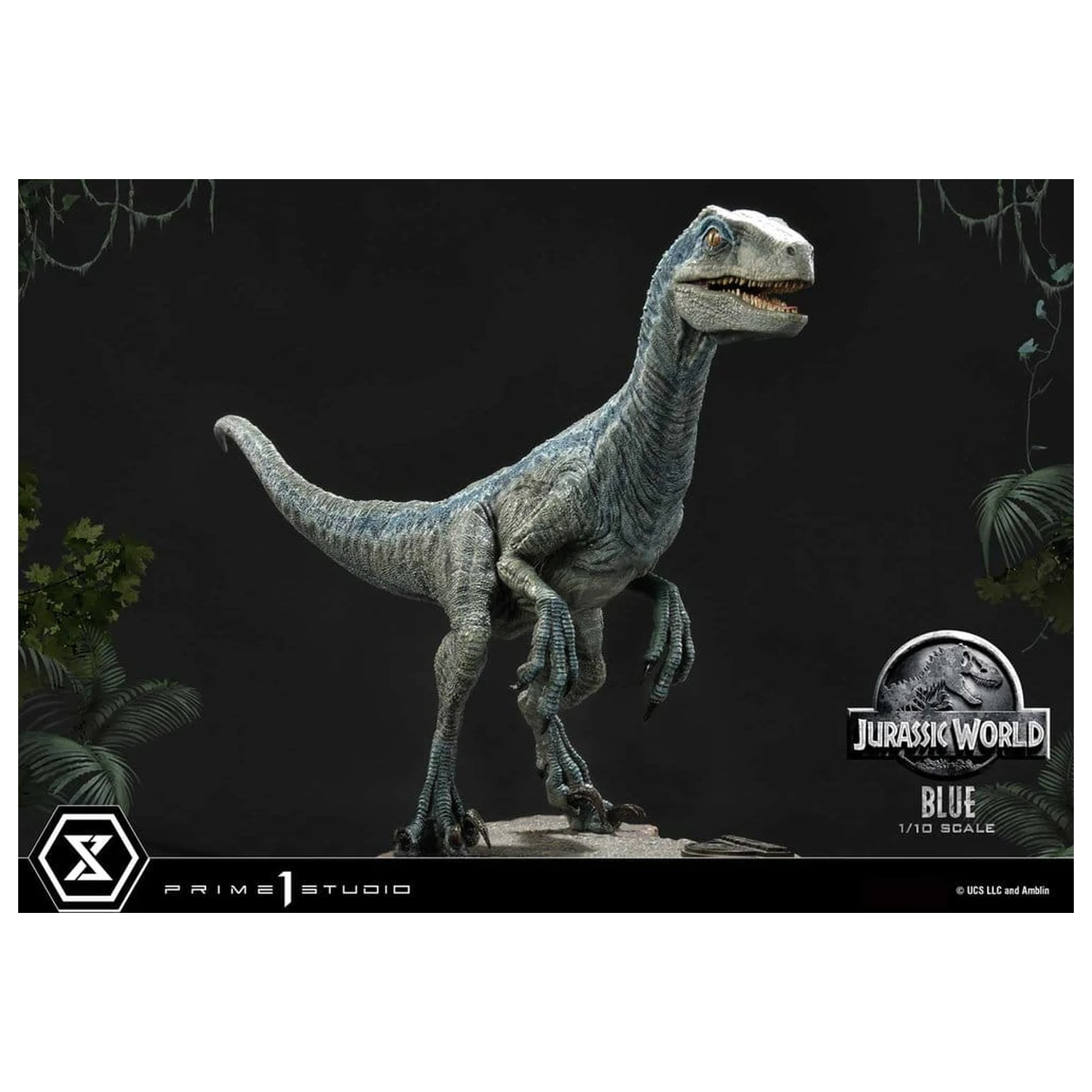 Jurassic World (Film) Prime Sammlerfiguren Statue 1/10 Blue 17 cm Produktfoto