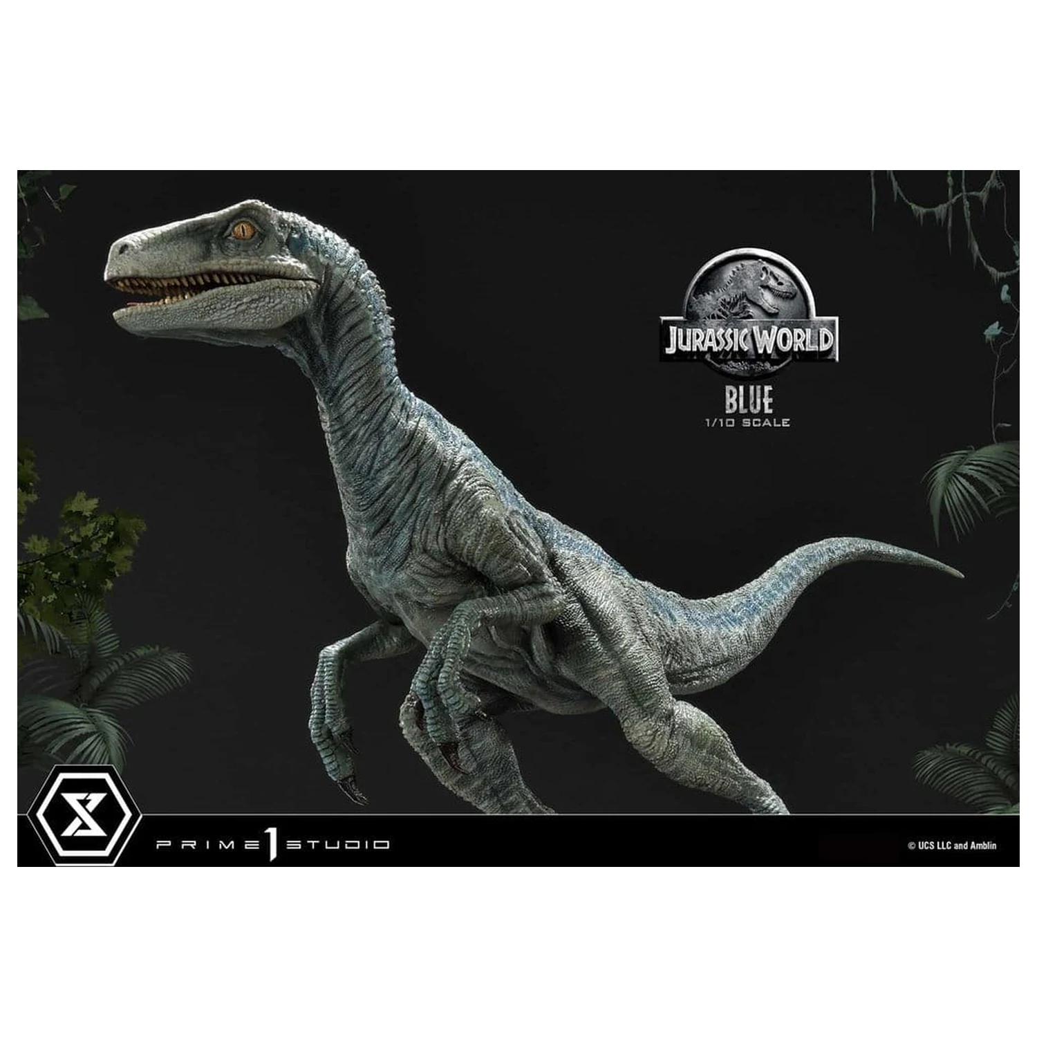 Jurassic World (Film) Prime Sammlerfiguren Statue 1/10 Blue 17 cm Produktfoto