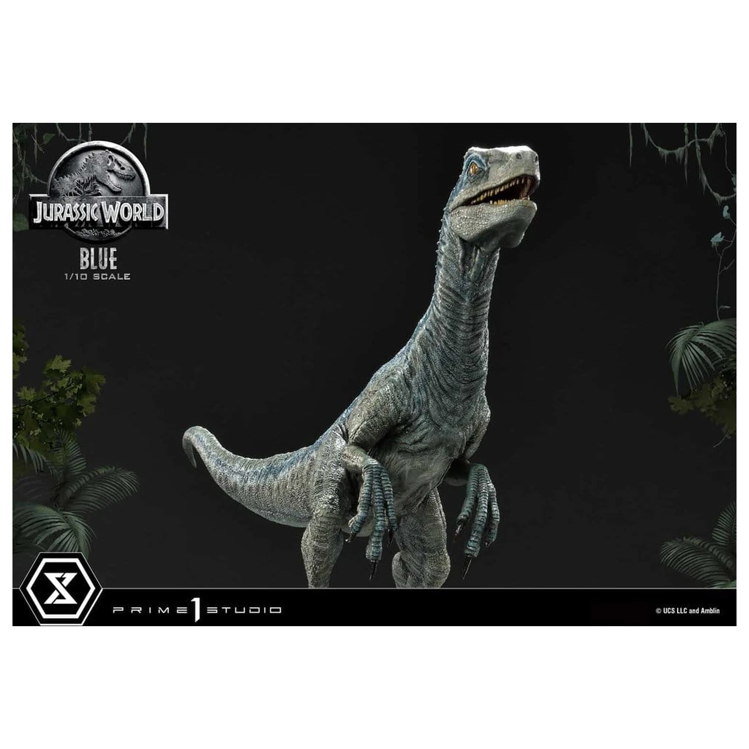 Jurassic World (Film) Prime Sammlerfiguren Statue 1/10 Blue 17 cm Produktfoto