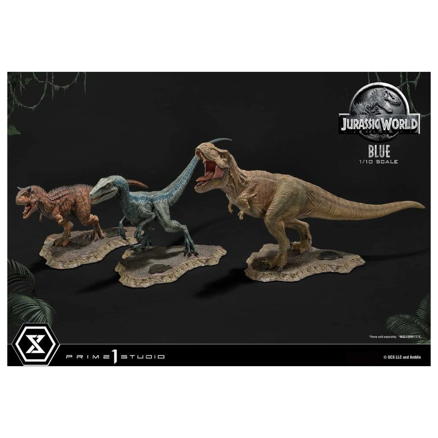 Jurassic World (Film) Prime Sammlerfiguren Statue 1/10 Blue 17 cm Produktfoto