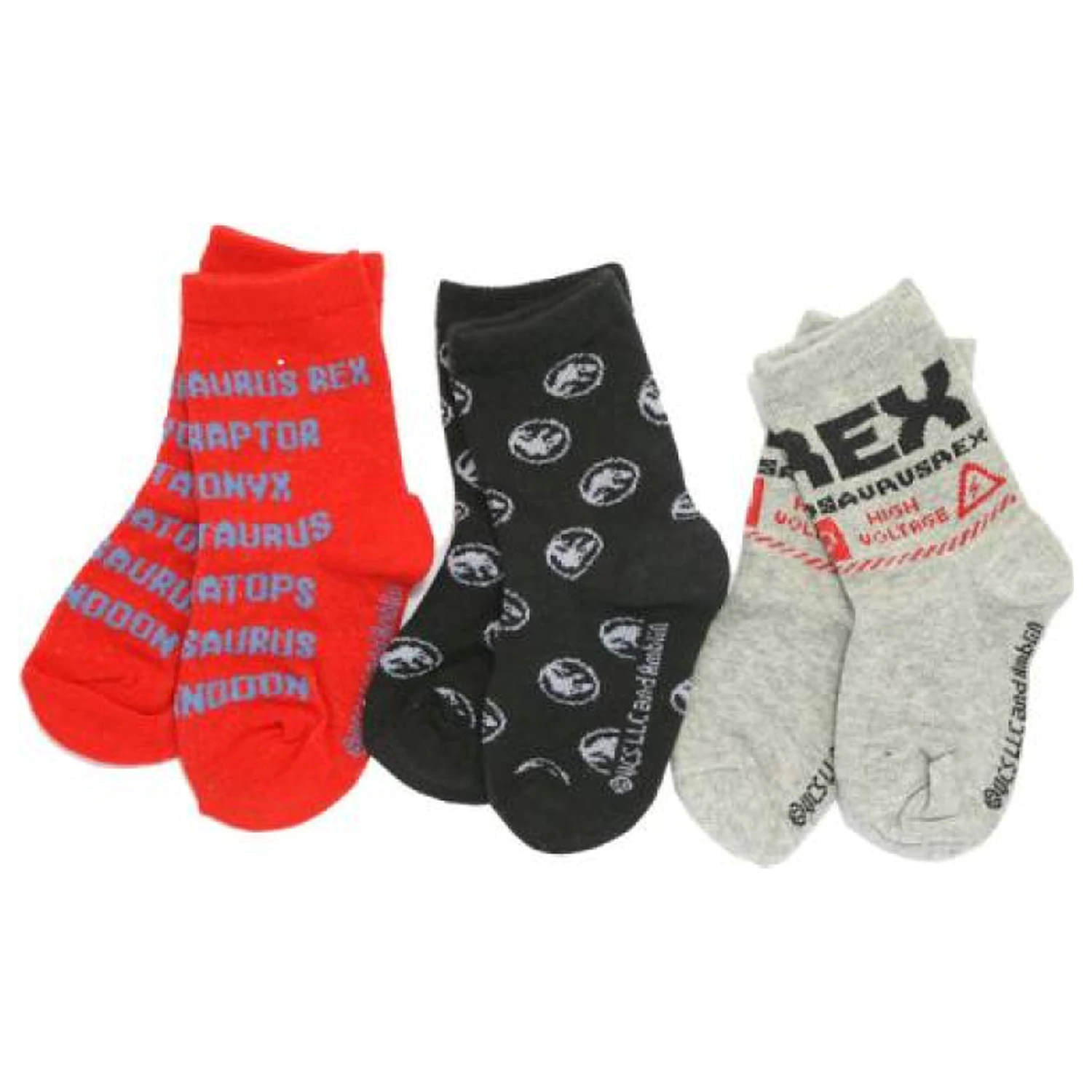 Jurassic World High Voltage Kinder Socken 31/34 Produktfoto