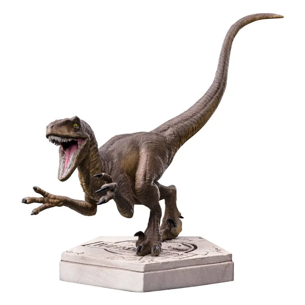 Jurassic World Icons Statue Velociraptor A 9 cm Produktfoto