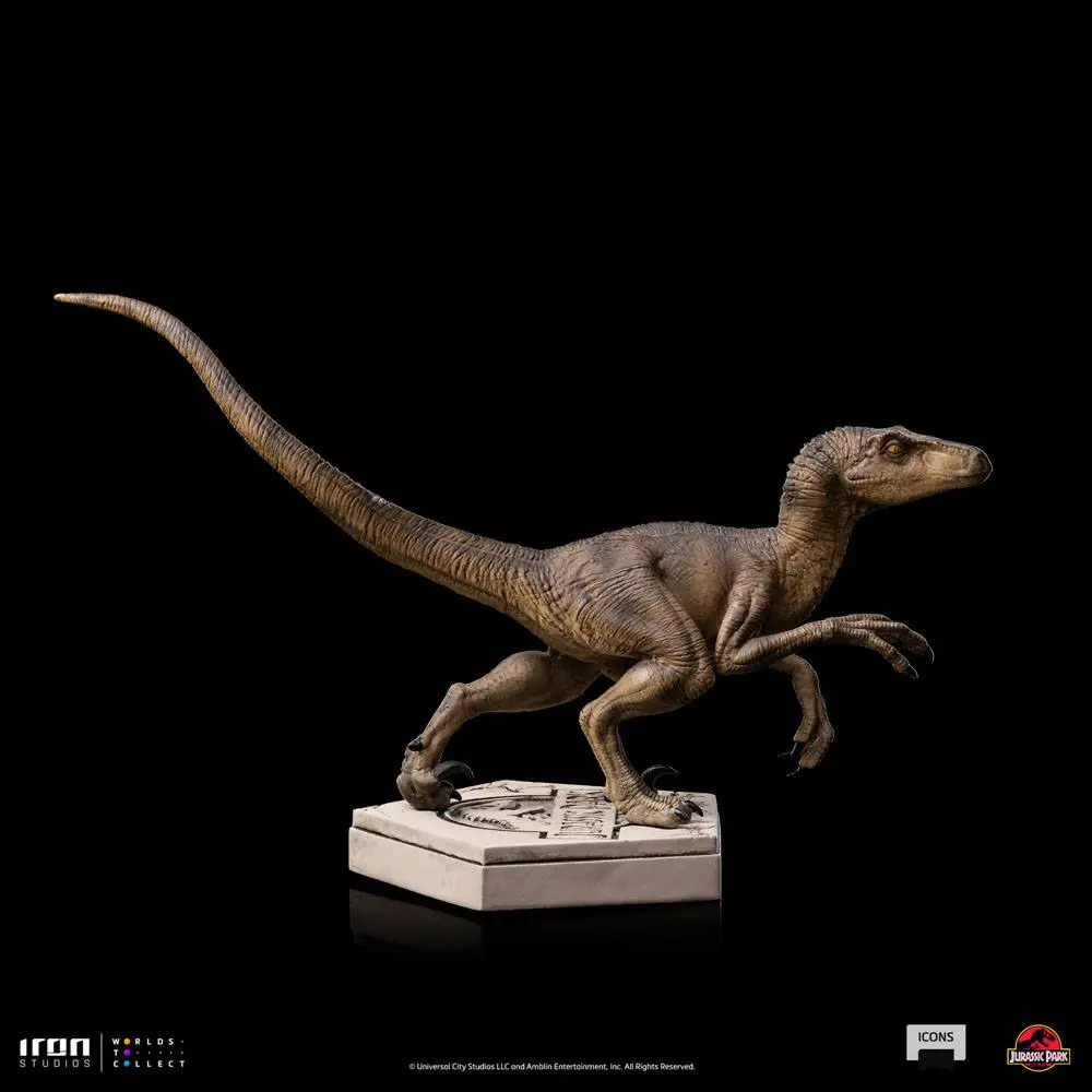 Jurassic World Icons Statue Velociraptor B 9 cm Produktfoto