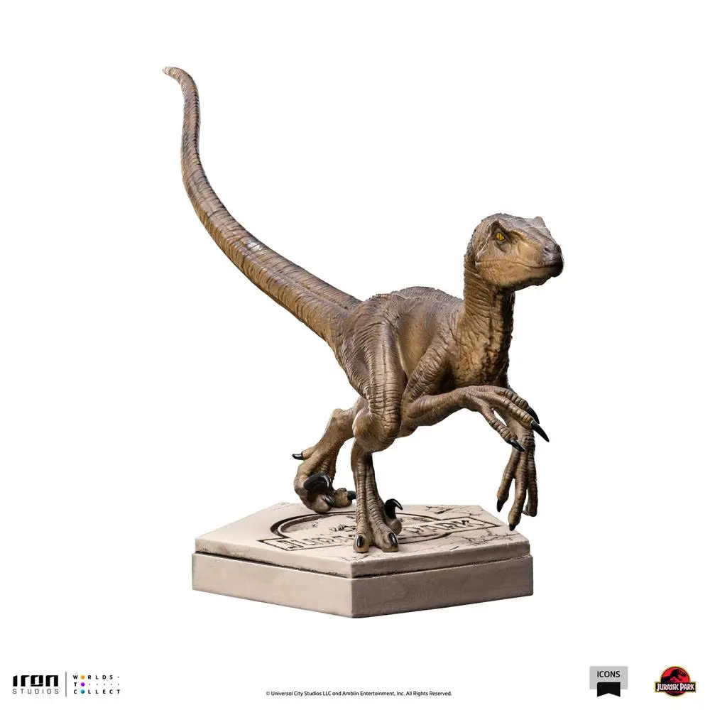 Jurassic World Icons Statue Velociraptor B 9 cm Produktfoto