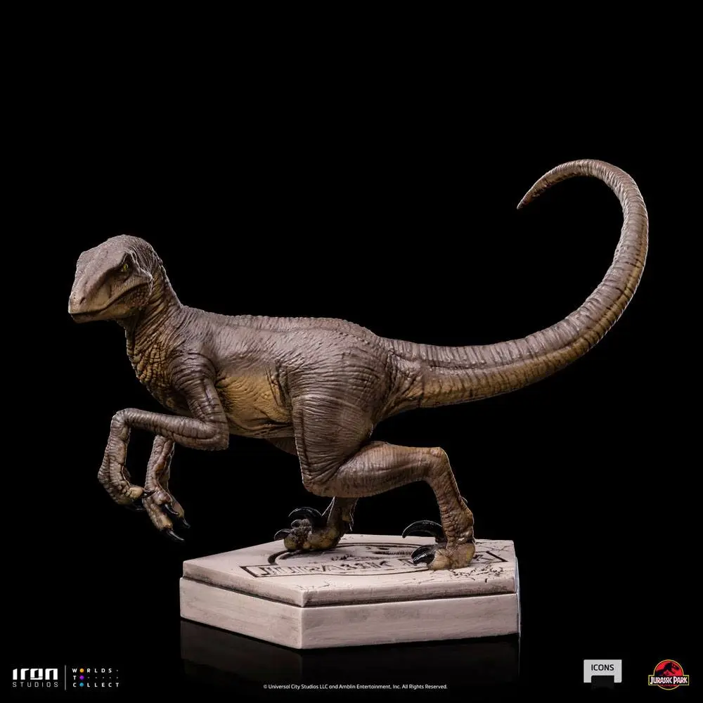Jurassic World Icons Statue Velociraptor C 7 cm Produktfoto