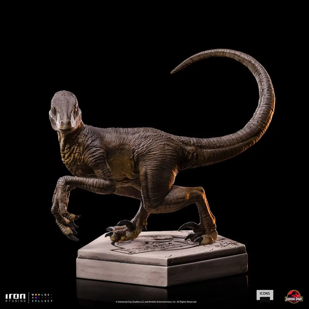 Jurassic World Icons Statue Velociraptor C 7 cm Produktfoto