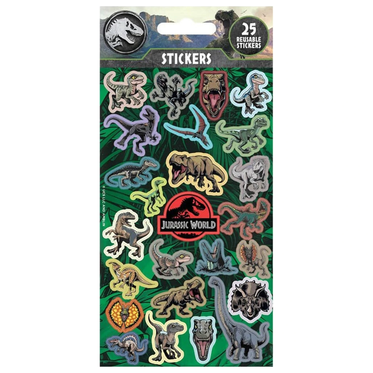 Jurassic World Sticker Pack Produktfoto