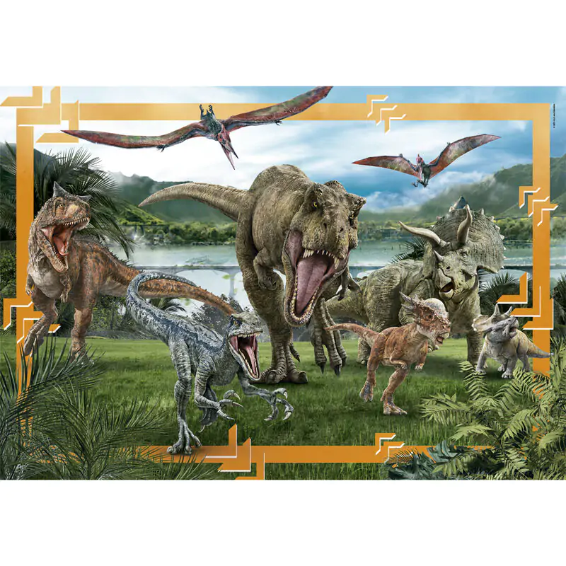 Jurassic World maxi Puzzle 104St Produktfoto