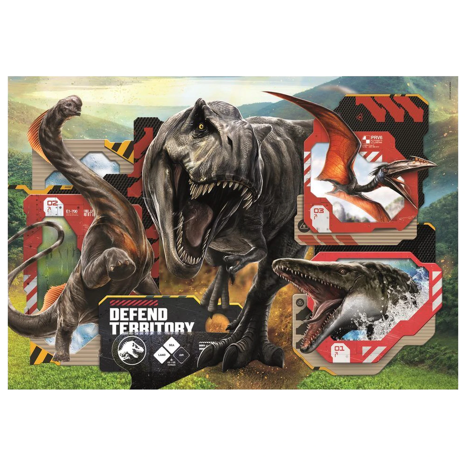Jurassic World Maxi Puzzle 24 Teile Produktfoto