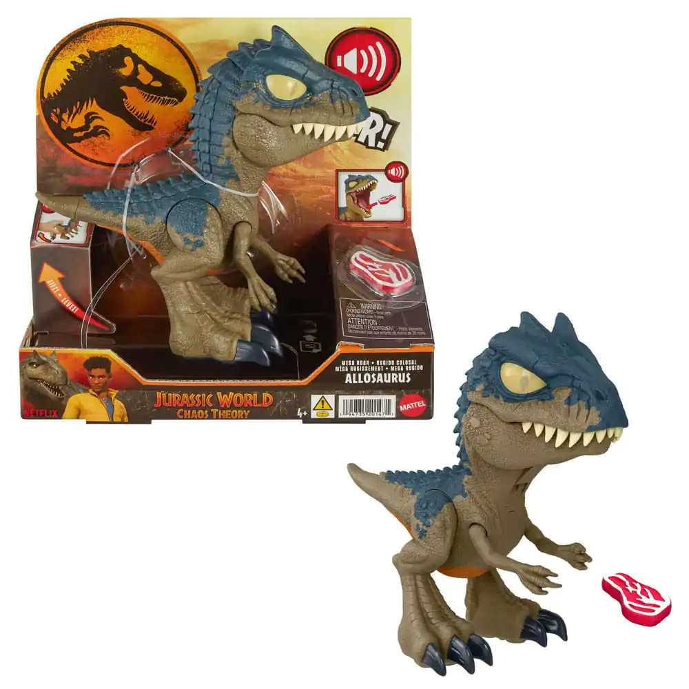 Jurassic World Actionfigur Mega Roar Allosaurus Produktfoto