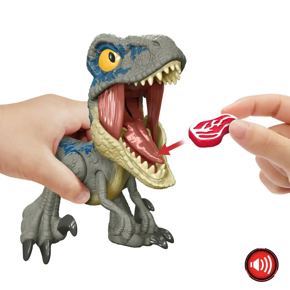 Jurassic World Actionfigur Mega Roar Velociraptor Blue Produktfoto