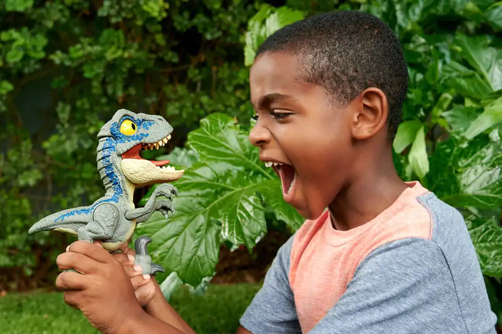 Jurassic World Actionfigur Mega Roar Velociraptor Blue Produktfoto