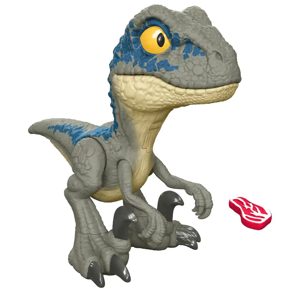 Jurassic World Actionfigur Mega Roar Velociraptor Blue Produktfoto