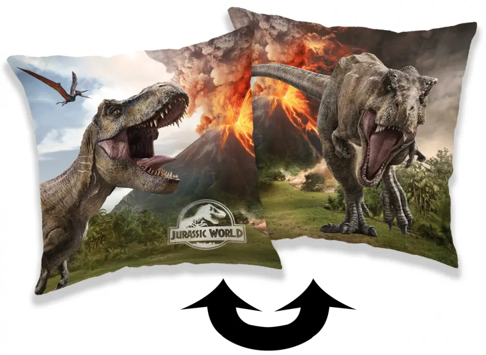 Jurassic World Kissen, Dekokissen 40x40 cm Produktfoto