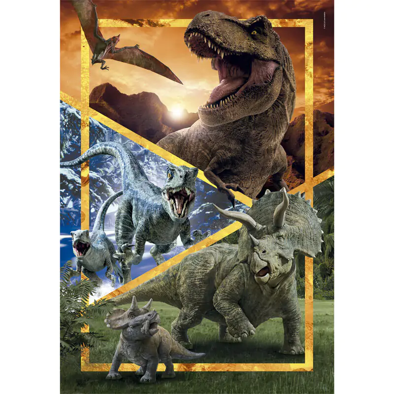 Jurassic World Puzzle 104St Produktfoto