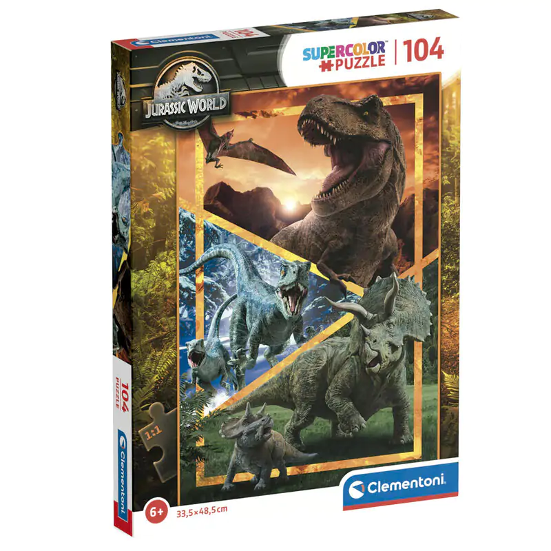 Jurassic World Puzzle 104St Produktfoto