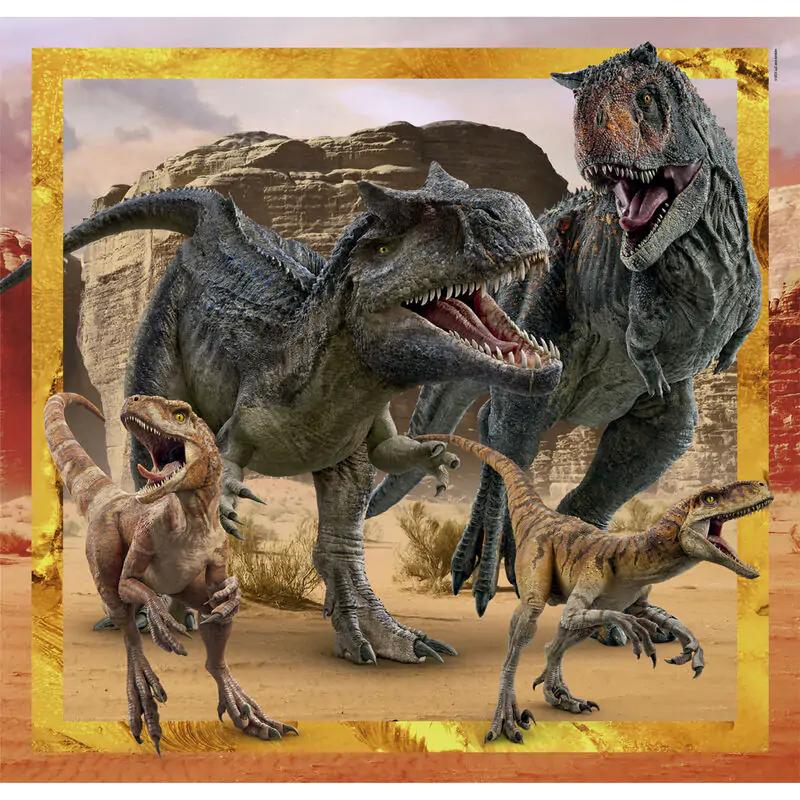 Jurassic World Puzzle 3x48St Produktfoto