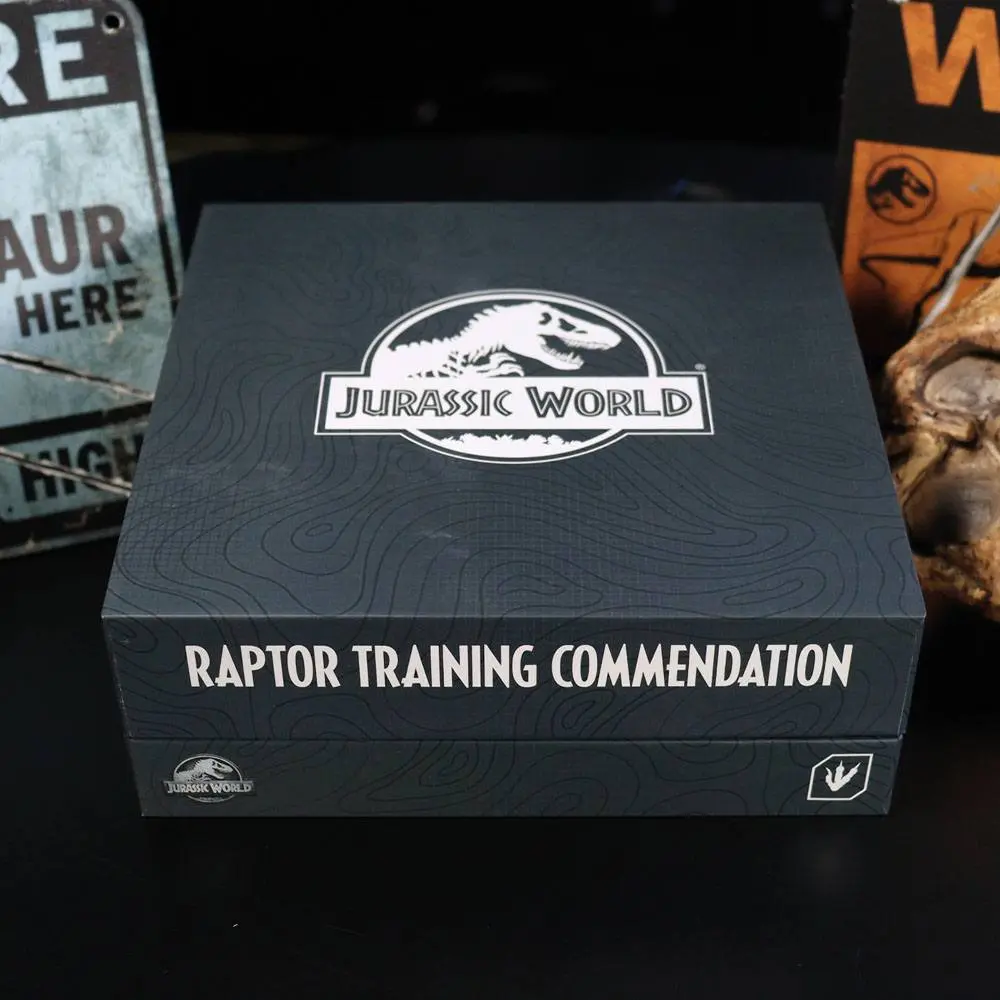 Jurassic World Ansteck-Pin 3er-Pack Raptor Training Commendation Limited Edition Produktfoto