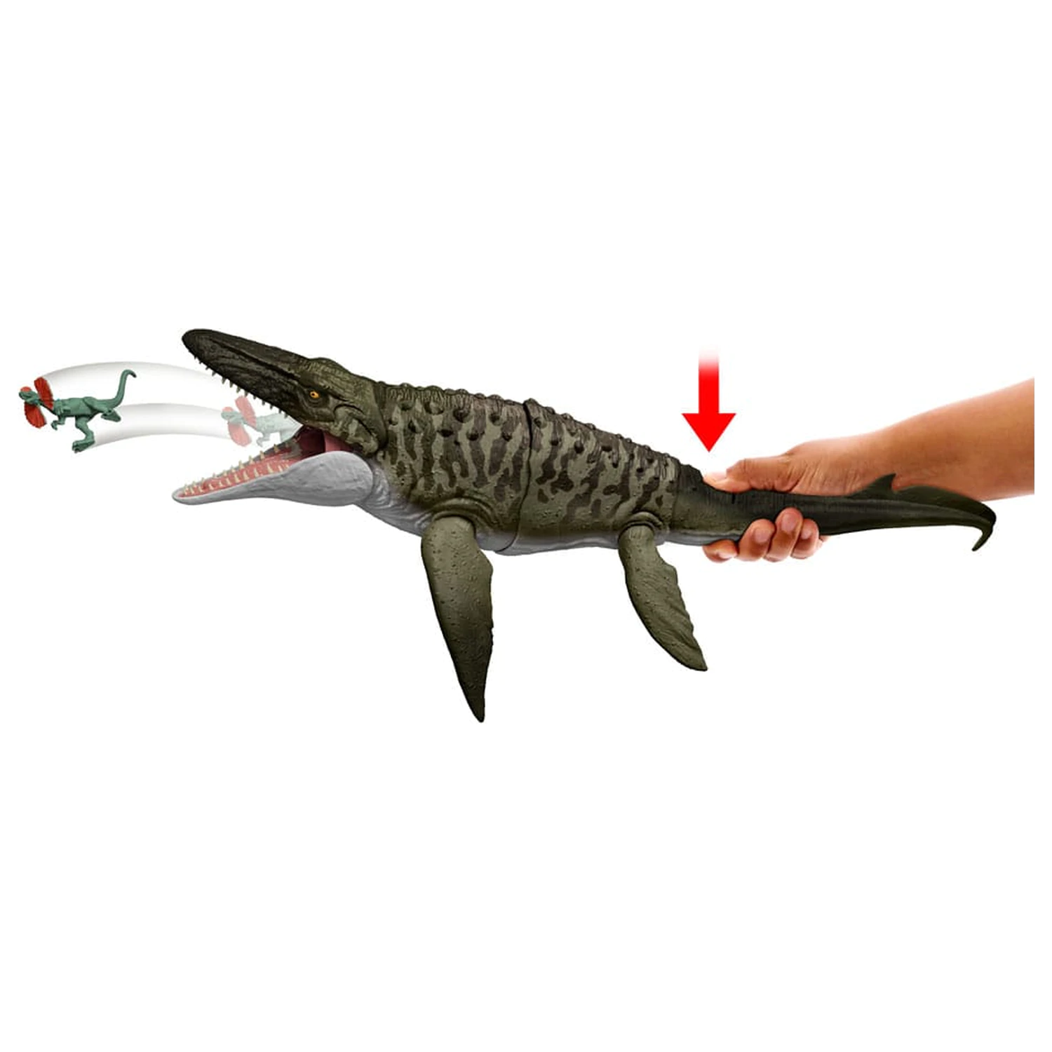 Jurassic World: Rebirth Actionfigur Bite 'n Blast Mosasaurus 65 cm Produktfoto