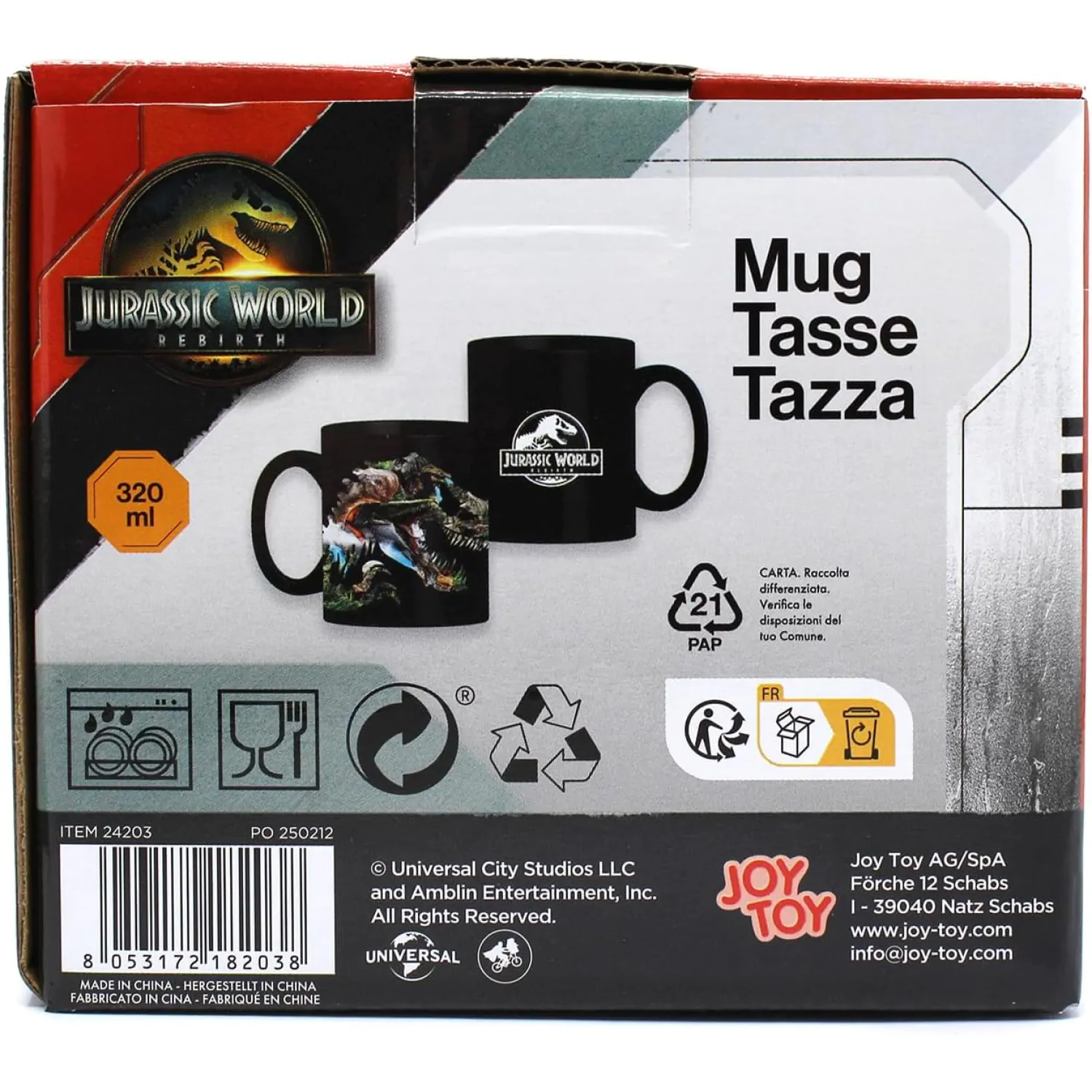 Jurassic World Tasse Rebirth Produktfoto