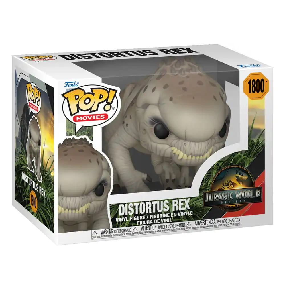 Jurassic World Rebirth Funko POP! Movies Vinyl Figur Distortus Rex 9 cm Produktfoto