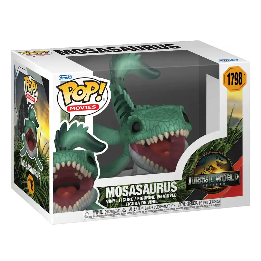 Jurassic World Rebirth Funko POP! Movies Vinyl Figur Mosasaurus 9 cm Produktfoto