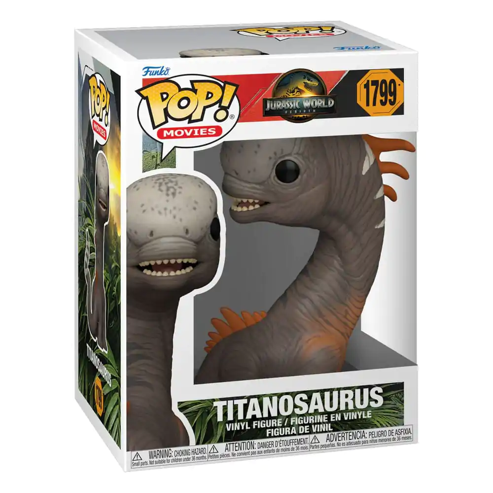 Jurassic World Rebirth Funko POP! Movies Vinyl Figur Titanosaurus 9 cm Produktfoto