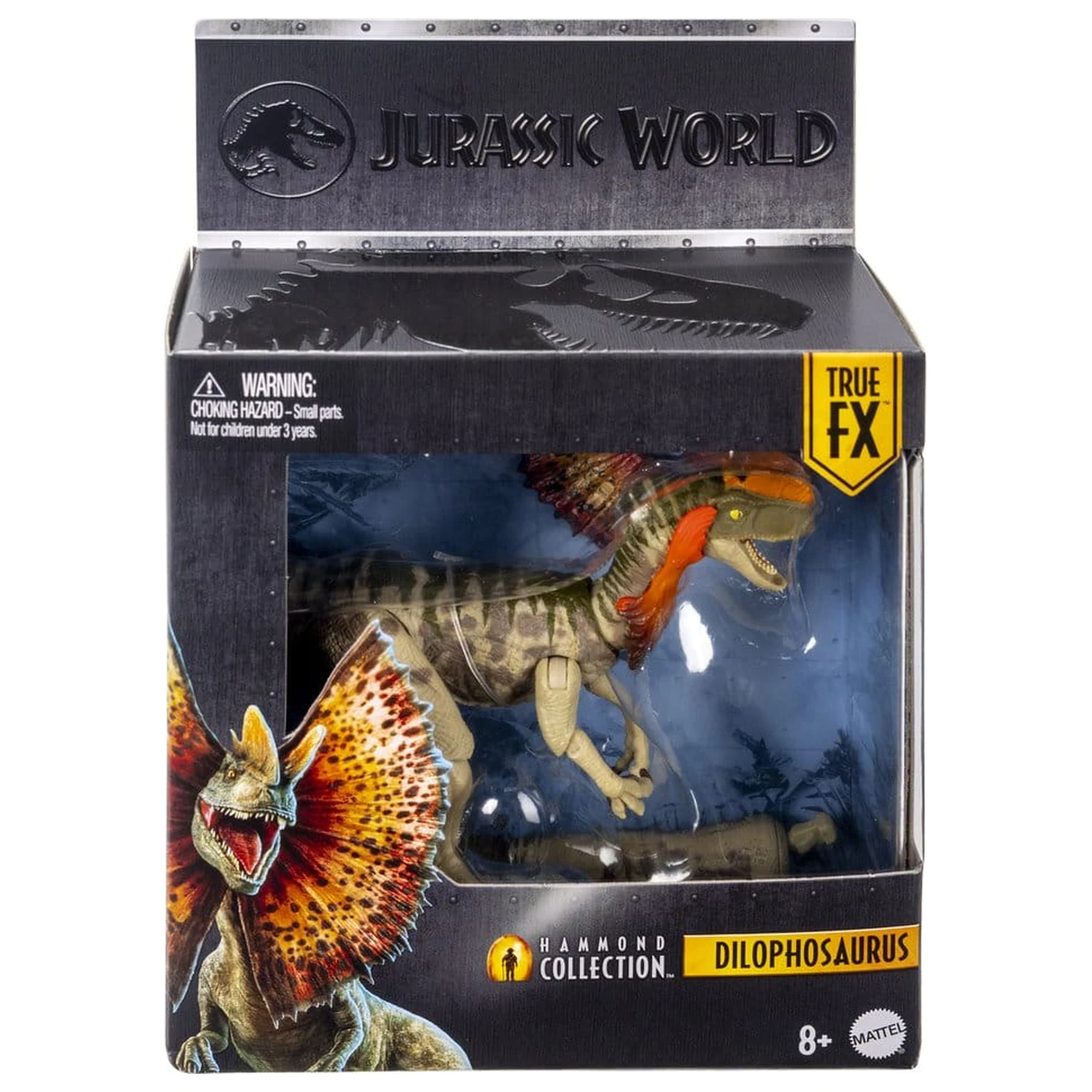 Jurassic World Rebirth Hammond Collection Actionfigur Dilophosaurus Produktfoto